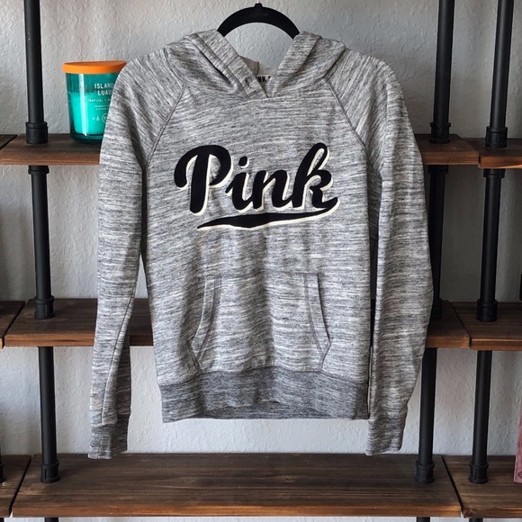PINK Victoria's Secret Tops - Pink | Victoria Secret | gray | hoodie | XS | EUC